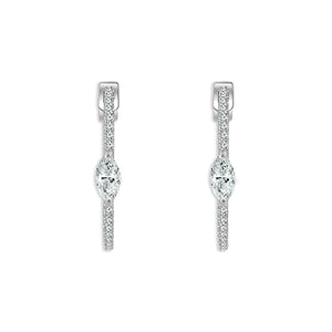 Diamond Hoops Earrings 0.75 ct tw 10k Yellow Gold
