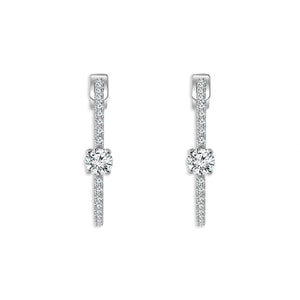 Diamond Hoops Earrings 0.75 ct tw 10k Yellow Gold