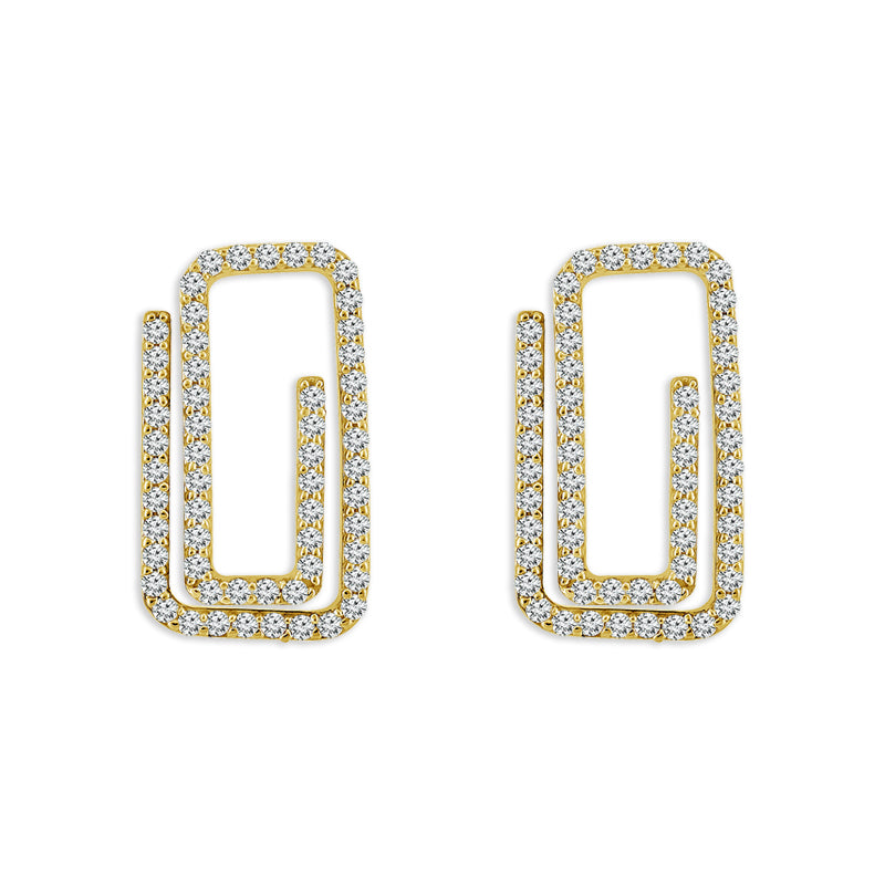 Diamond Fashion Earrings 0.50 ct tw 10k Yellow Gold