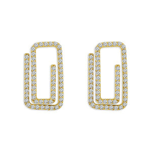 Diamond Fashion Earrings 0.50 ct tw 10k Yellow Gold