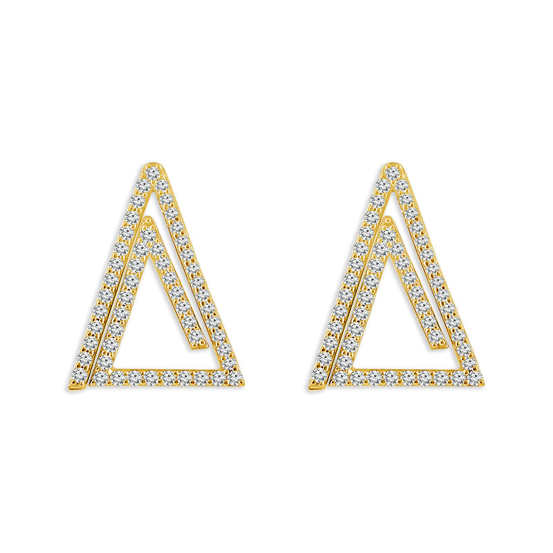 Diamond Fashion Earrings 0.50 ct tw 10k Yellow Gold