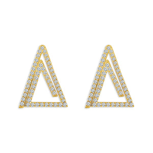 Diamond Fashion Earrings 0.50 ct tw 10k Yellow Gold