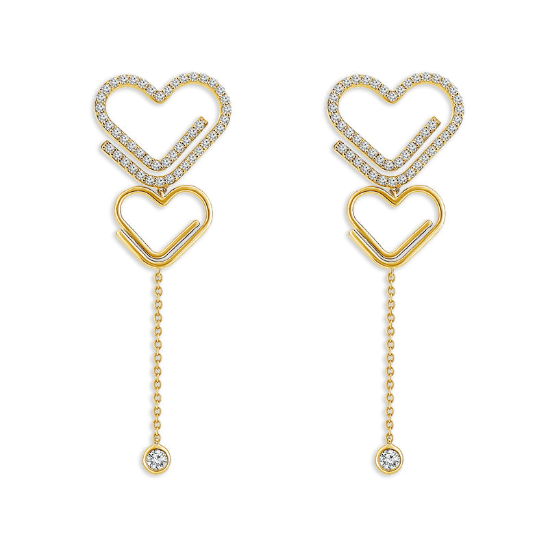 Diamond Fashion Earrings 0.50 ct tw 10k Yellow Gold