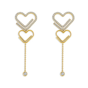 Diamond Fashion Earrings 0.50 ct tw 10k Yellow Gold