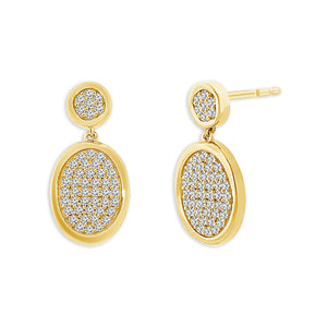 Diamond Fashion Earrings 0.33 ct tw 10k Yellow Gold