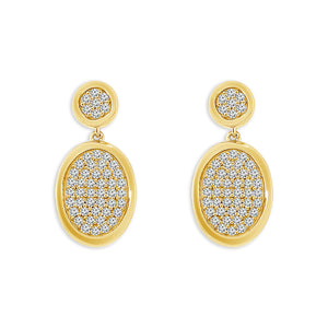 Diamond Fashion Earrings 0.33 ct tw 10k Yellow Gold