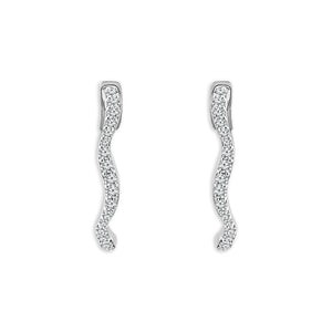 Diamond Hoops Earrings 0.50 ct tw 10k Yellow Gold