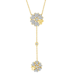 Diamond Necklace 0.63 ct tw 10k Yellow Gold