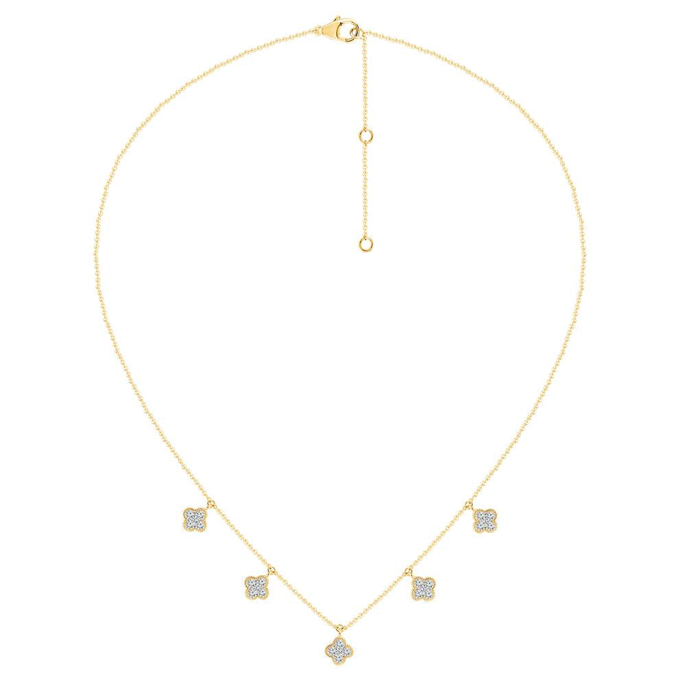 Diamond Fashion Necklace 0.40 ct tw 14k Yellow Gold