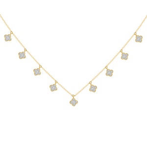 Diamond Fashion Necklace 0.60 ct tw 14k Yellow Gold