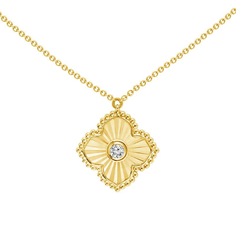 Diamond Fashion Necklace 0.045 ct tw 14k Yellow Gold