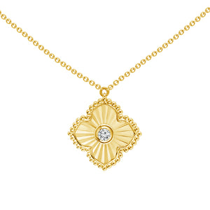 Diamond Fashion Necklace 0.045 ct tw 14k Yellow Gold
