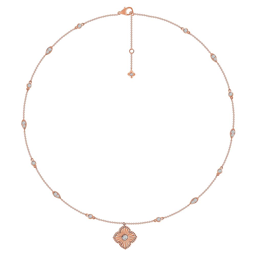 Diamond Fashion Necklace 0.90 ct tw 14k Yellow Gold
