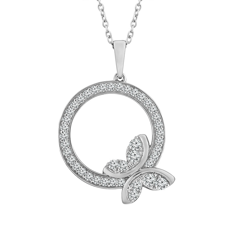Diamond Fashion Pendant 0.60 ct tw 10k Yellow Gold