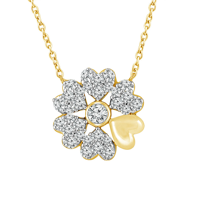 Diamond Fashion Pendant 0.33 ct tw 10k Yellow Gold