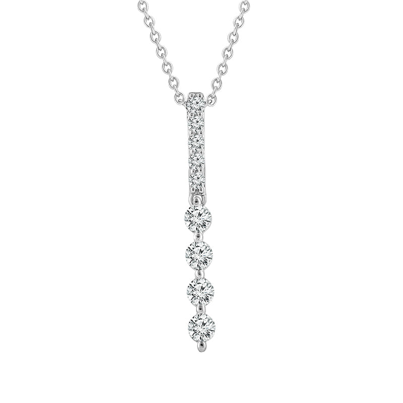 Diamond Fashion Pendant 0.25 ct tw 10k White Gold