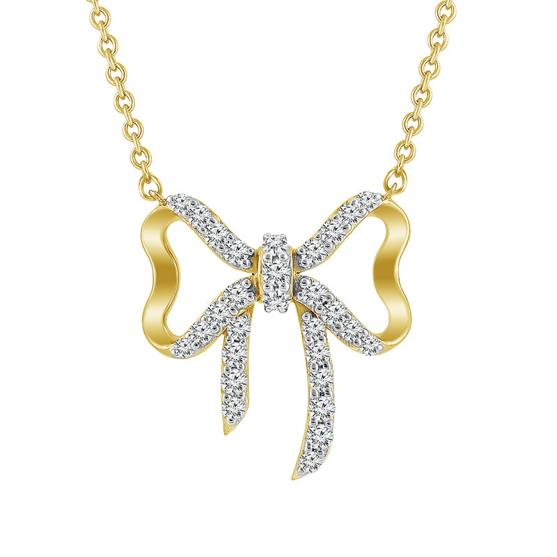 Diamond Fashion Pendant 0.20 ct tw 10k Yellow Gold