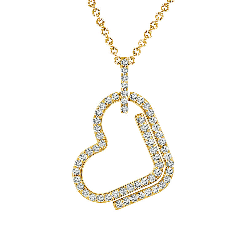 Diamond Fashion Pendant 0.33 ct tw 10k Yellow Gold