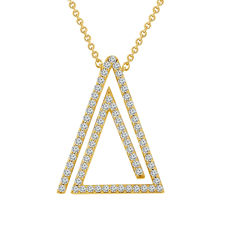 Diamond Fashion Pendant 0.33 ct tw 10k Yellow Gold