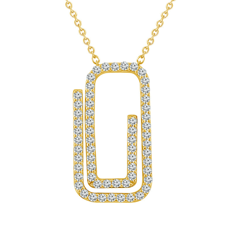 Diamond Fashion Pendant 0.33 ct tw 10k Yellow Gold