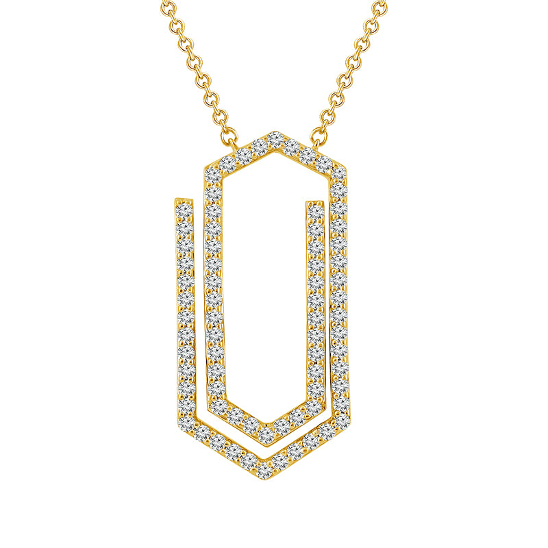 Diamond Fashion Pendant 0.33 ct tw 10k Yellow Gold