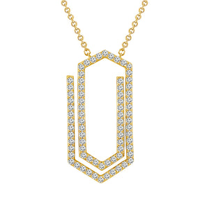 Diamond Fashion Pendant 0.33 ct tw 10k Yellow Gold