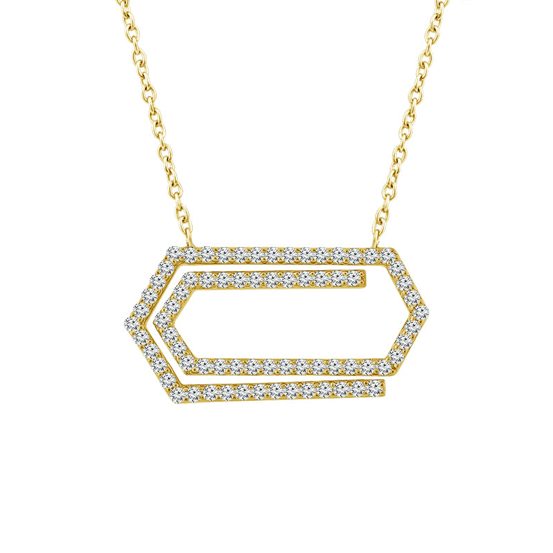 Diamond Fashion Pendant 0.40 ct tw 10k Yellow Gold