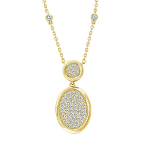 Diamond Fashion Pendant 0.33 ct tw 10k Yellow Gold