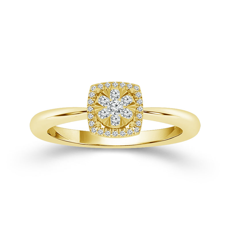 Diamond Engagement Ring 0.17 ct tw 10k Yellow Gold