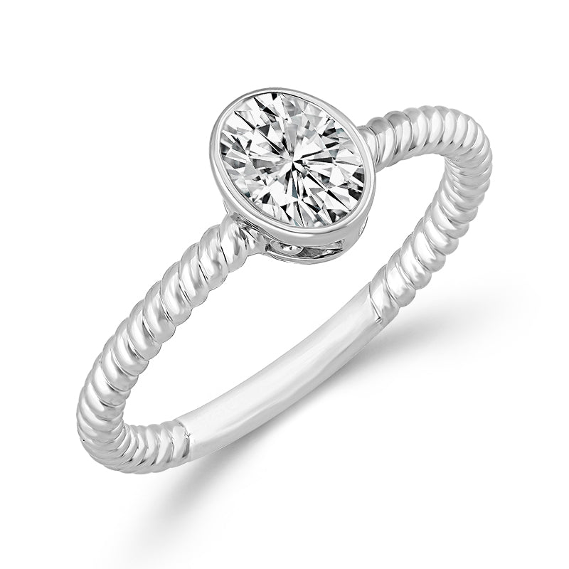 Diamond Solitaire Ring 0.50 ct tw 14k Yellow Gold