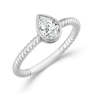 Diamond Solitaire Ring 0.50 ct tw 10k Yellow Gold