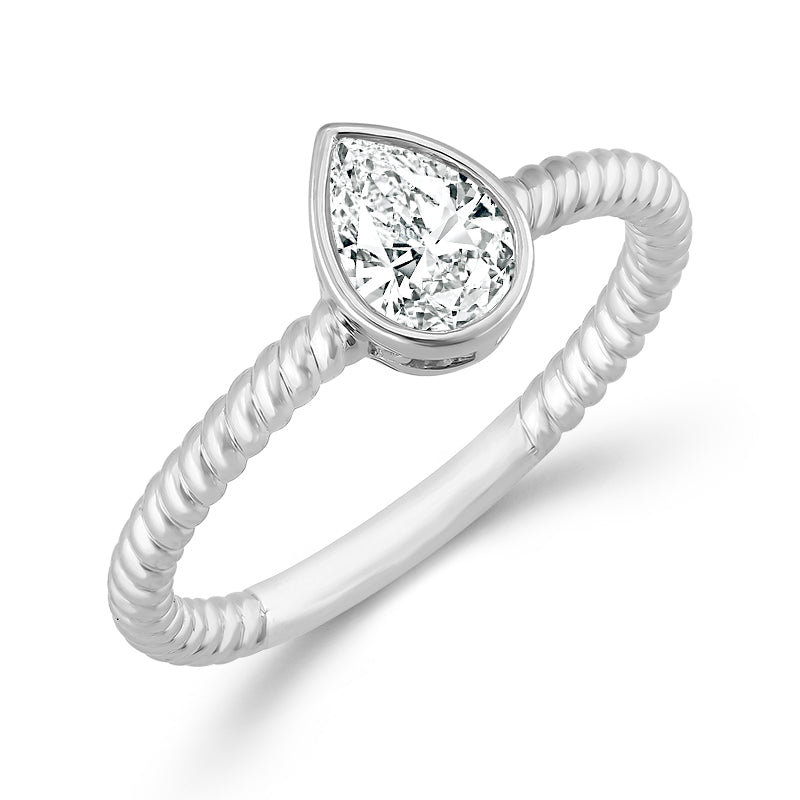 Diamond Solitaire Ring 0.50 ct tw 14k Yellow Gold