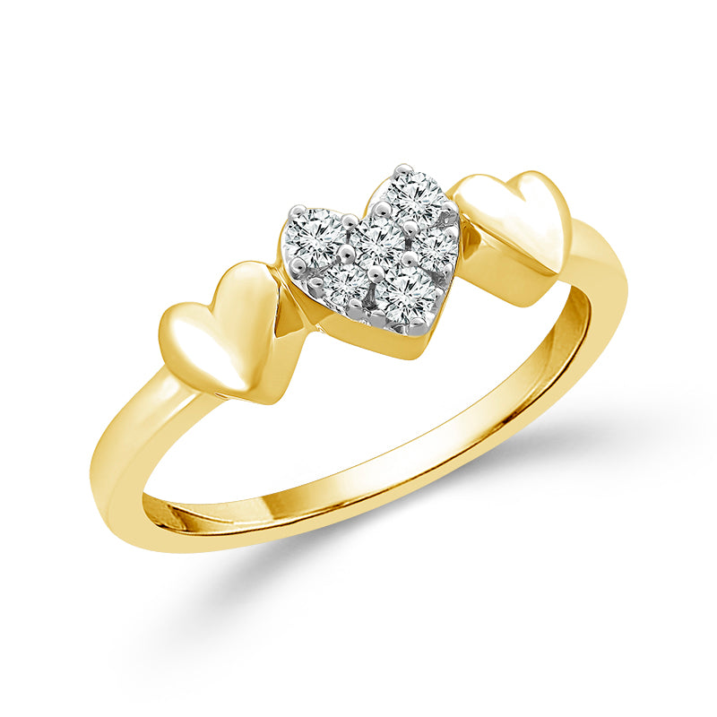 Diamond Fashion Ring 0.13 ct tw 10k Yellow Gold
