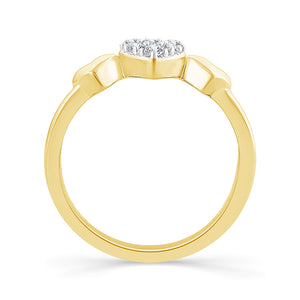 Diamond Fashion Ring 0.13 ct tw 10k Yellow Gold