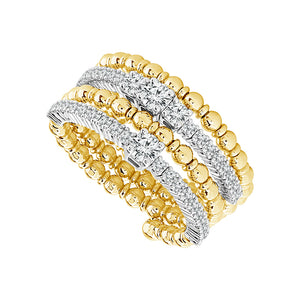 Diamond Fashion Ring 0.63 ct tw 14k White Gold