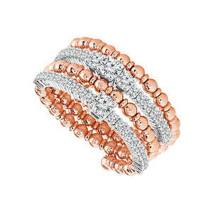 Diamond Fashion Ring 0.63 ct tw 14k White Gold