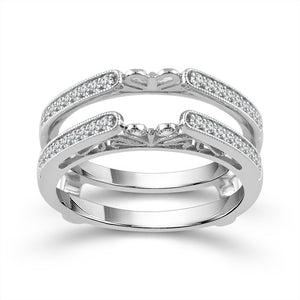 Diamond Enhancer Ring 0.25 ct tw 10k White Gold