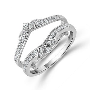 Diamond Enhancer Ring 0.25 ct tw 10k White Gold