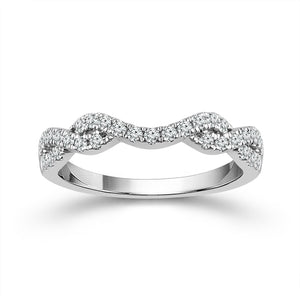 Diamond Enhancer Ring 0.33 ct tw 10k White Gold