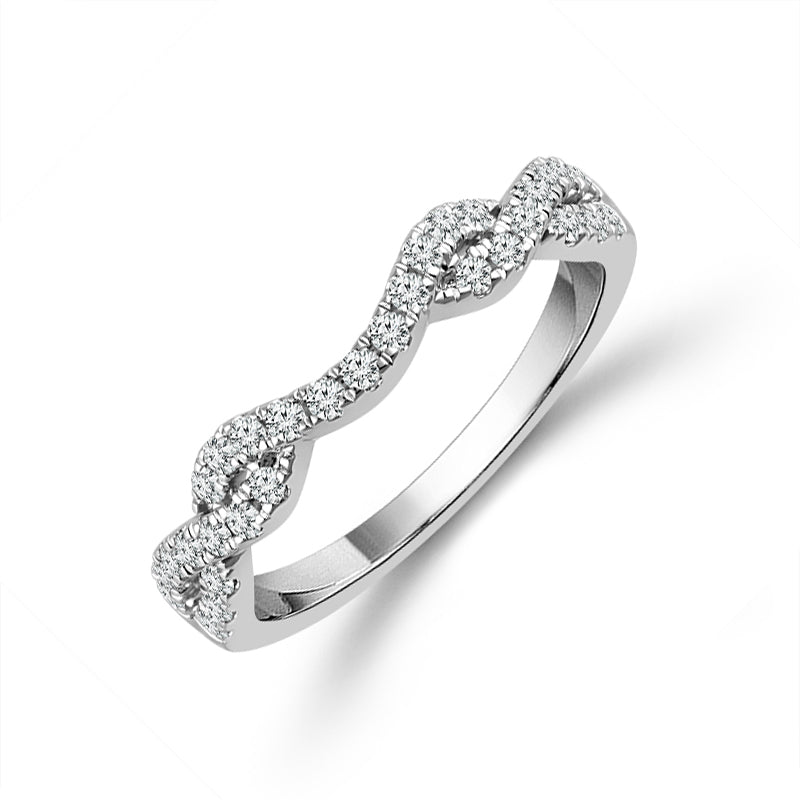 Diamond Enhancer Ring 0.33 ct tw 14k White Gold