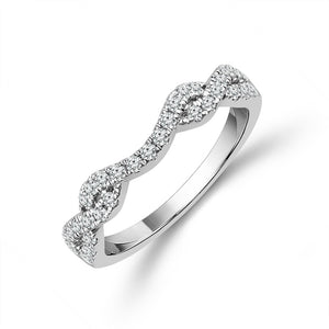 Diamond Enhancer Ring 0.33 ct tw 14k White Gold