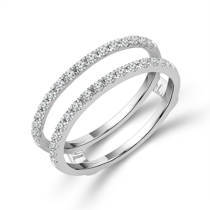 Diamond Enhancer Ring 0.33 ct tw 10k White Gold