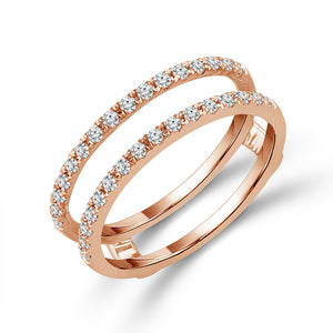 Diamond Enhancer Ring 0.33 ct tw 10k White Gold