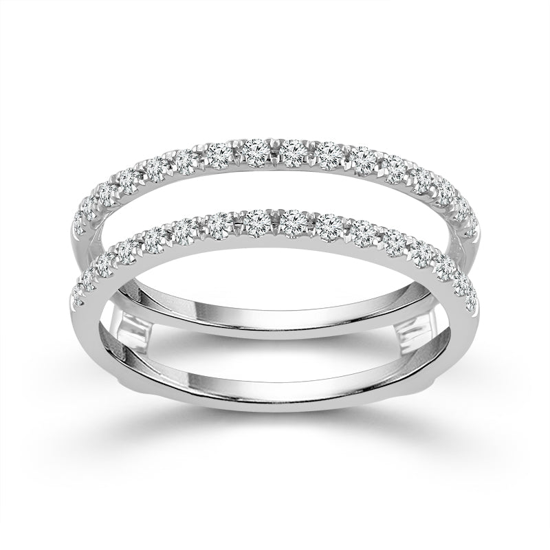Diamond Enhancer Ring 0.33 ct tw 10k White Gold