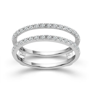 Diamond Enhancer Ring 0.33 ct tw 10k White Gold