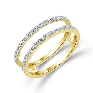 Diamond Enhancer Ring 0.33 ct tw 14k White Gold