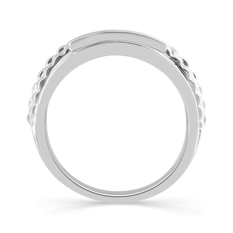 Diamond Mens Ring 0.5 ct tw 10k White Gold