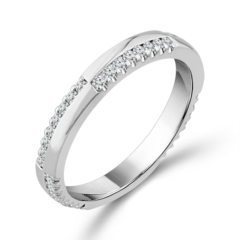 Diamond Band 0.25 ct tw 14k White Gold