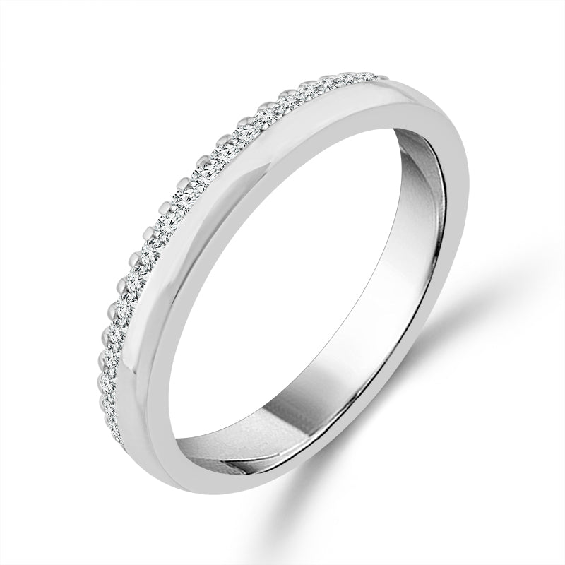Diamond Band 0.25 ct tw 14k White Gold
