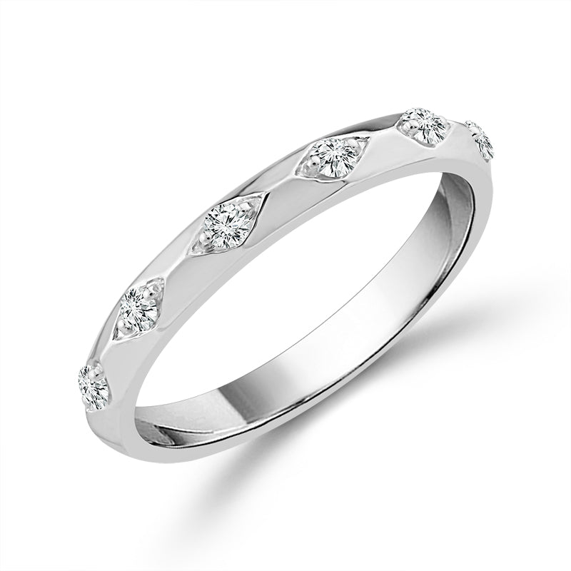 Diamond Band 0.13 ct tw 14k White Gold